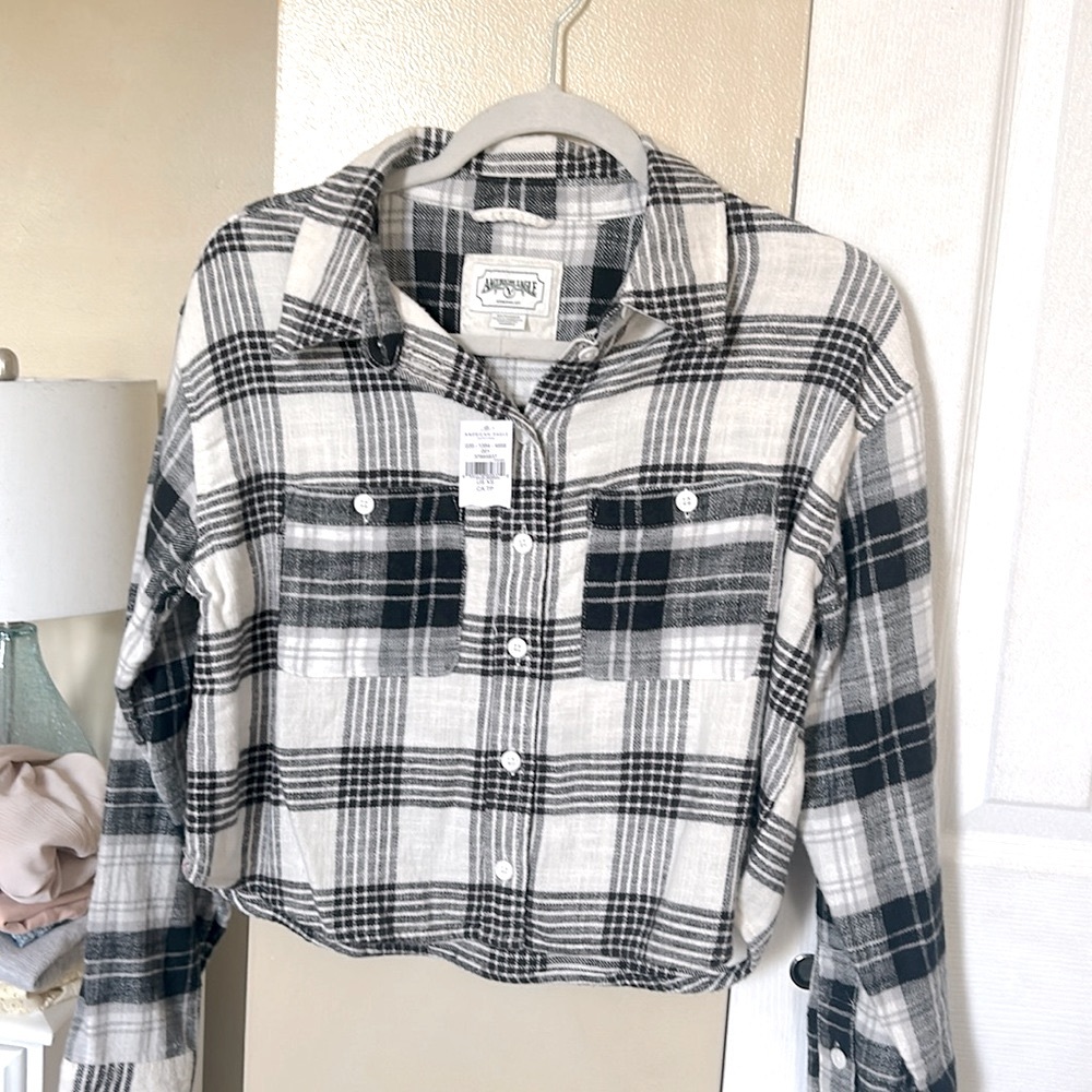 NWT american eagle flannel